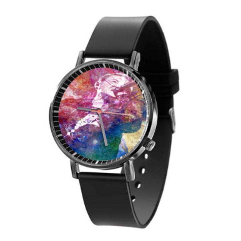 Chester Bennington Linkin Park Black Quartz Watch Unisex With Premium Gift Box