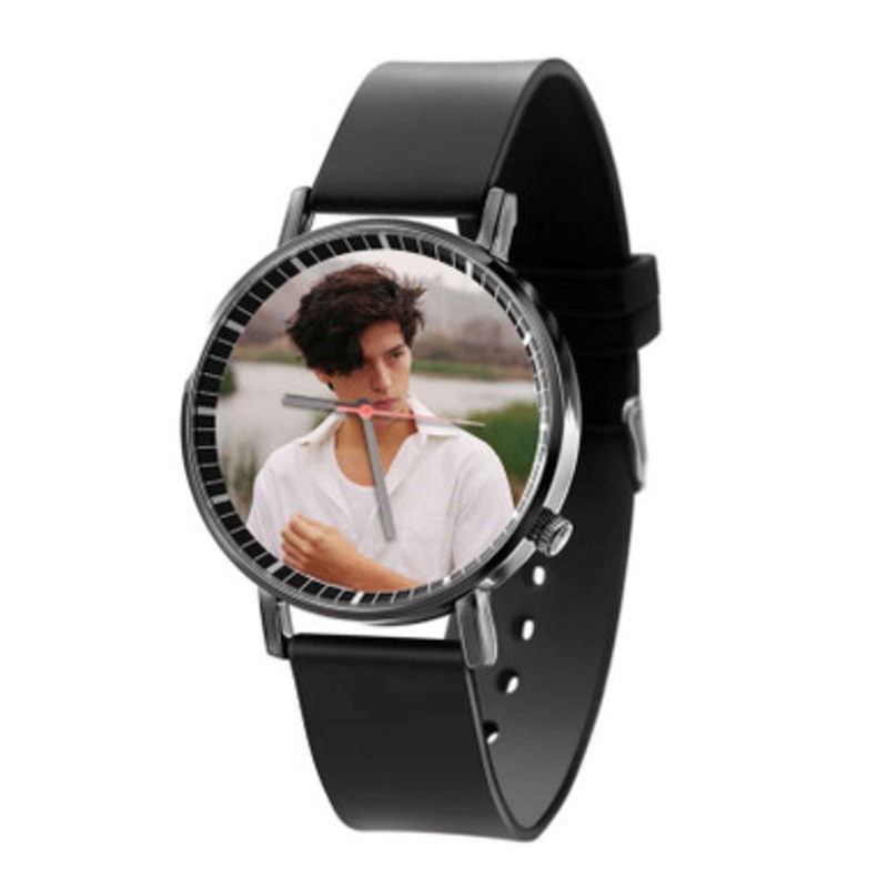 Cole Sprouse Arts Black Quartz Watch Unisex With Premium Gift Box