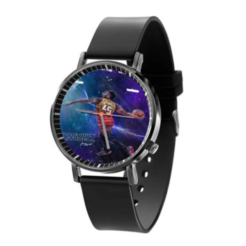 Donovan Mitchell Cleveland Cavaliers Black Quartz Watch With Premium Gift Box for Unisex