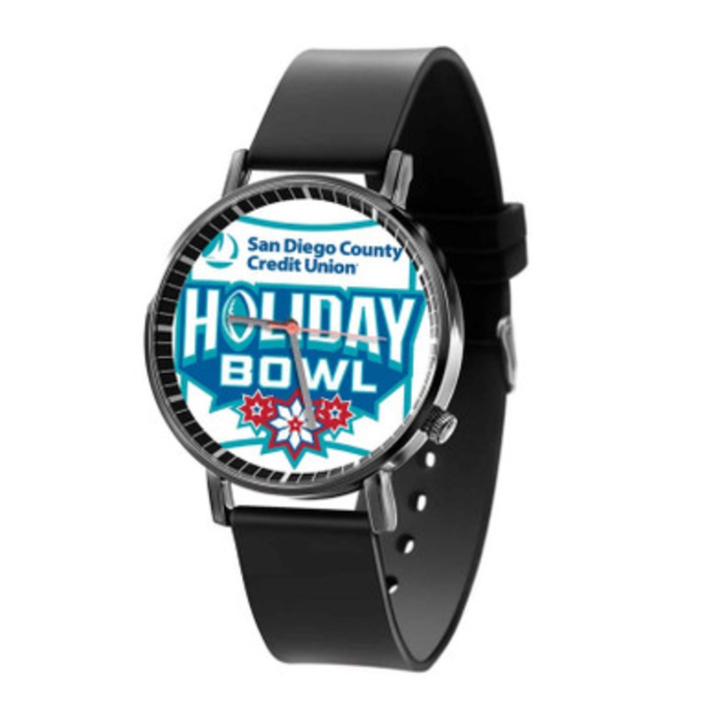 Holiday Bowl Black Quartz Watch With Premium Gift Box for Unisex