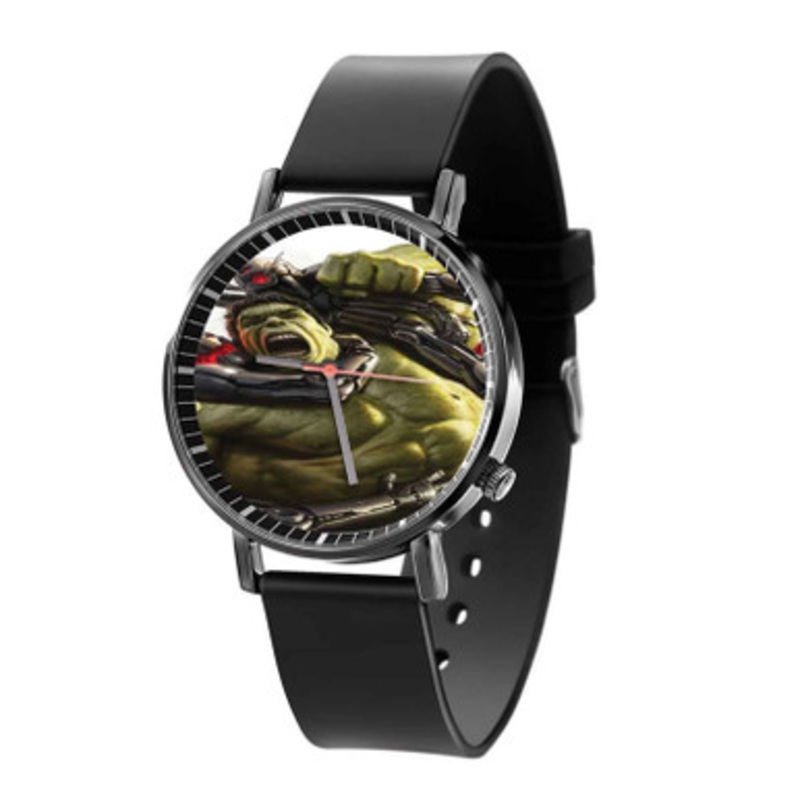 Hulk Avengers Age Of Ultron Black Quartz Watch Unisex With Premium Gift Box