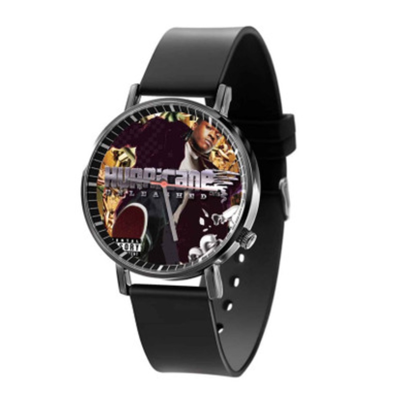 Hurricane Chris The Rapper Black Quartz Watch With Premium Gift Box for Unisex