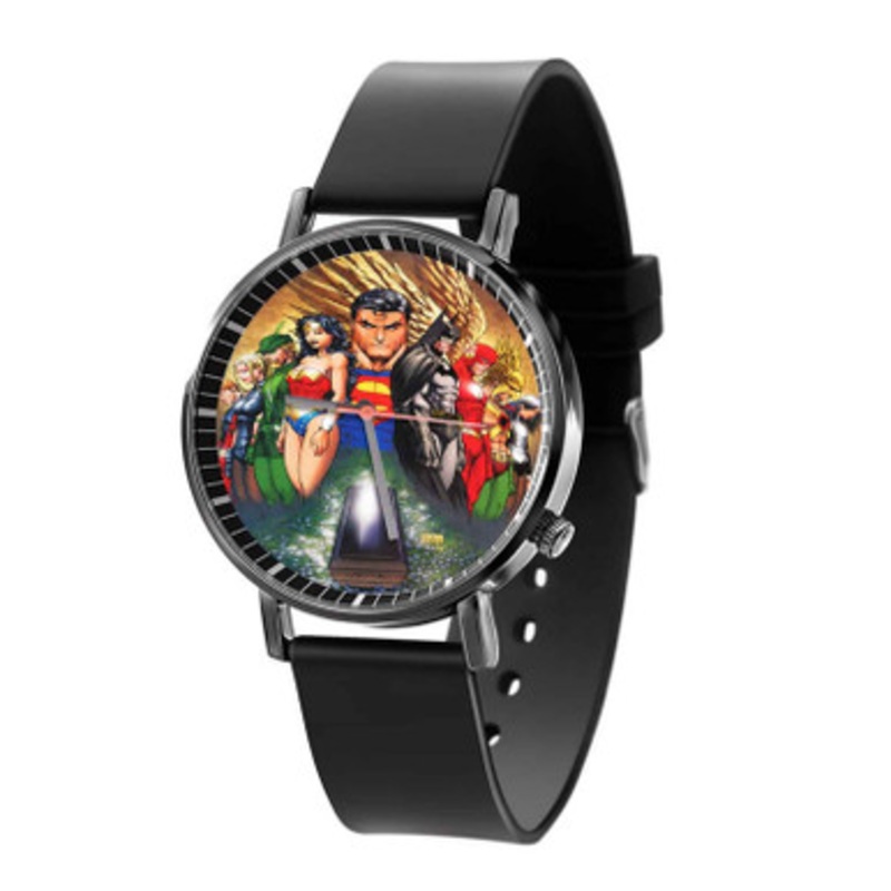 Identity Crisis DC Comics Unisex Black Quartz Watch With Premium Gift Box