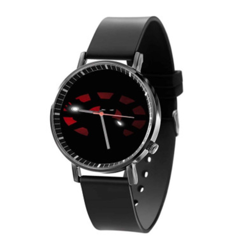 Iron Man Silhouette Black Quartz Watch Unisex With Premium Gift Box