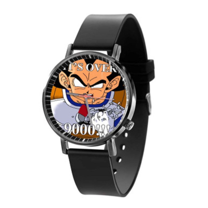 It s Over 9000 Dragon Ball Unisex Black Quartz Watch With Premium Gift Box