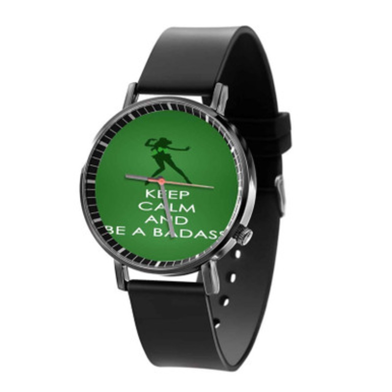 Keep Calm and Be a Badass Sailor Moon Black Quartz Watch Unisex With Premium Gift Box