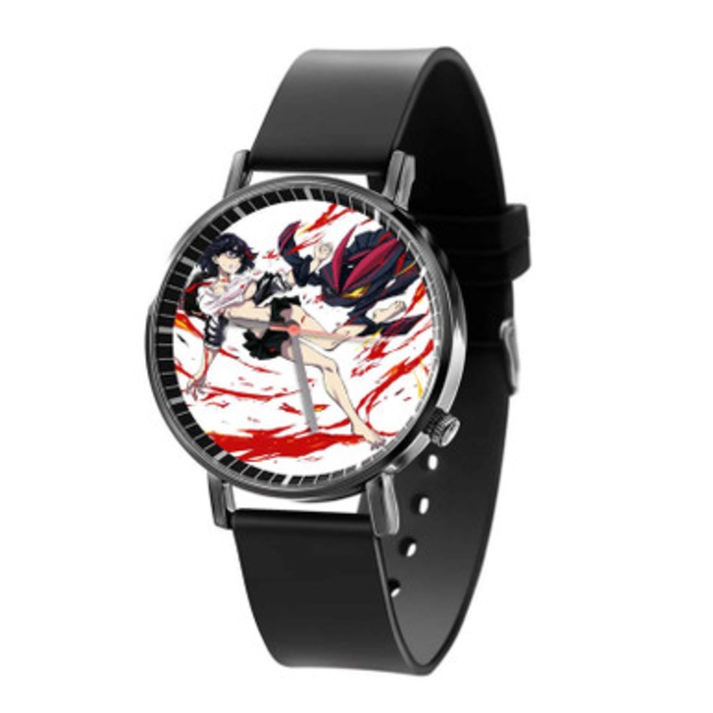 KILL la KILL Beautiful Matoi Ryuuko Art Black Quartz Watch Unisex With Premium Gift Box