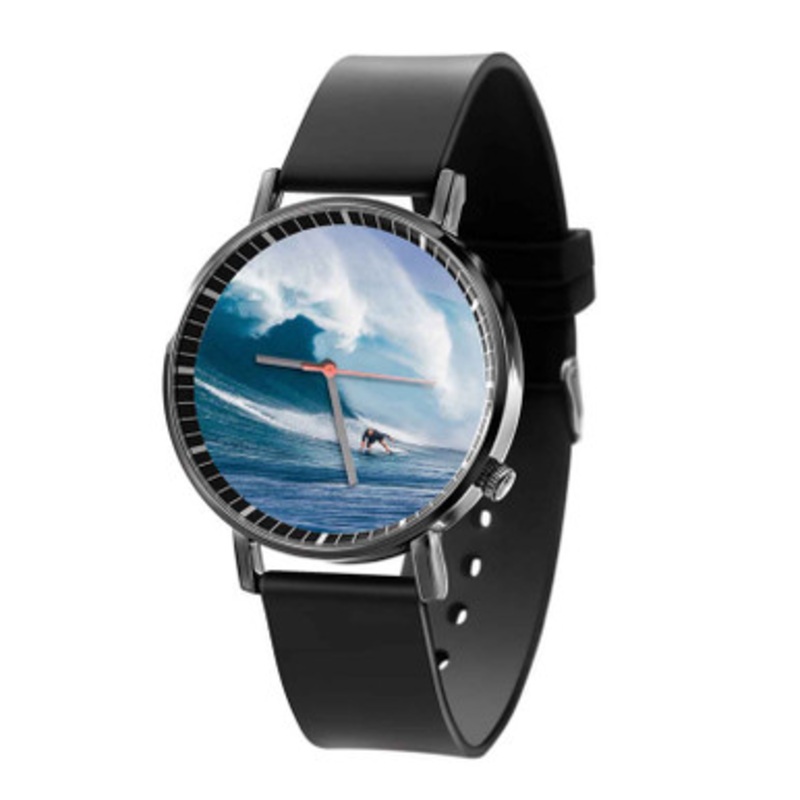 Laird Hamilton Wave Surfing Black Quartz Watch Unisex With Premium Gift Box