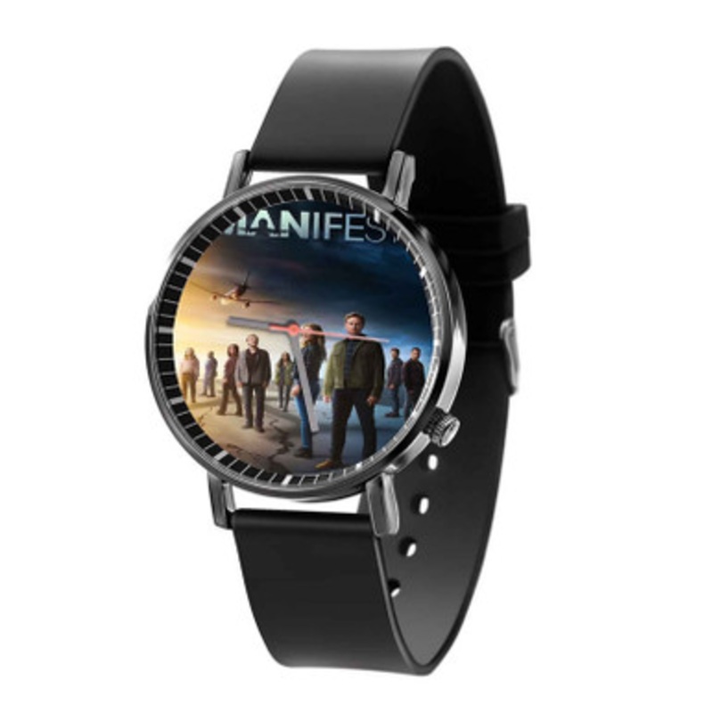 Manifest Black Quartz Watch With Premium Gift Box for Unisex