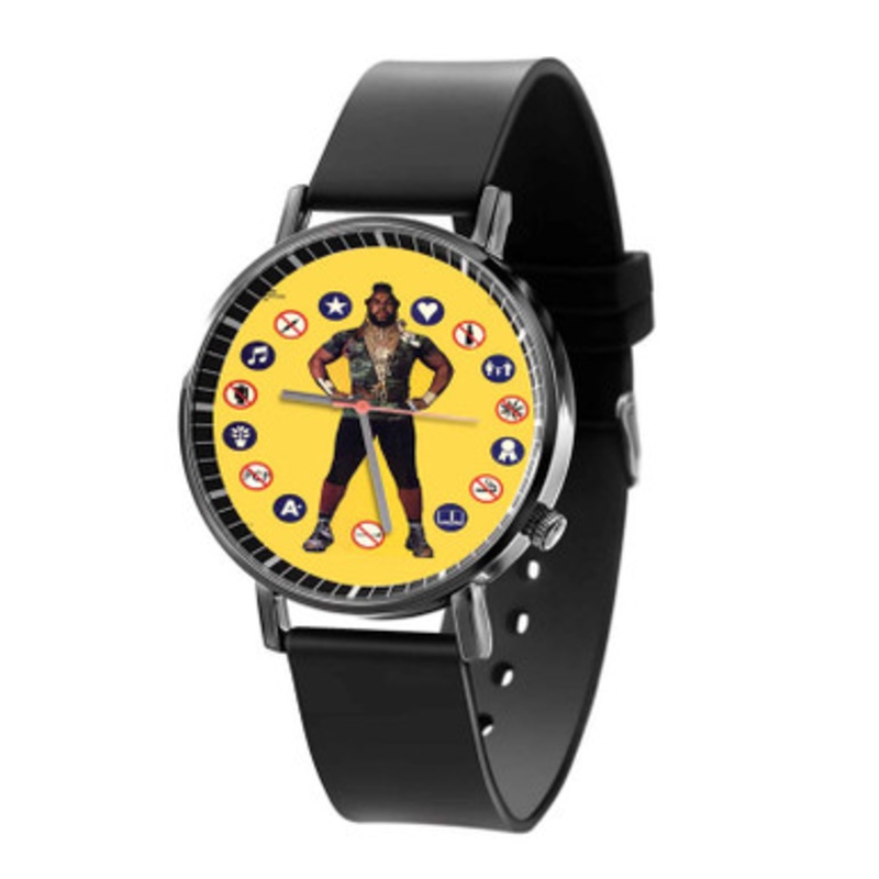 Mr T Unisex Black Quartz Watch With Premium Gift Box