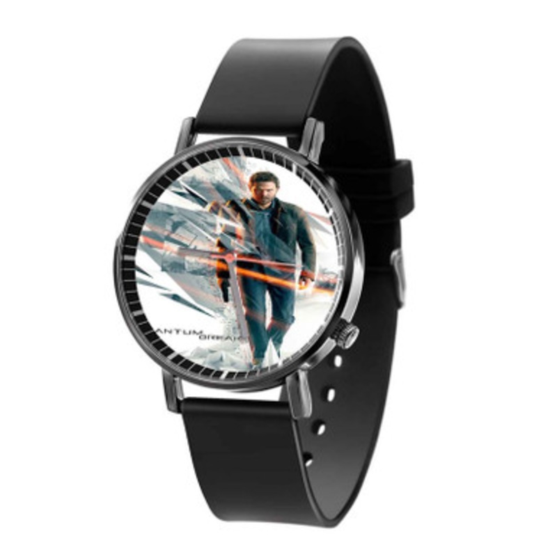 Quantum Break Gameplay Black Quartz Watch Unisex With Premium Gift Box