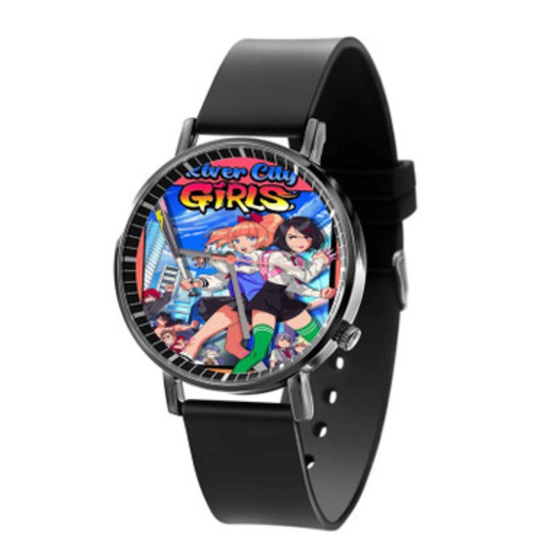 River City Girls Black Quartz Watch Unisex With Premium Gift Box
