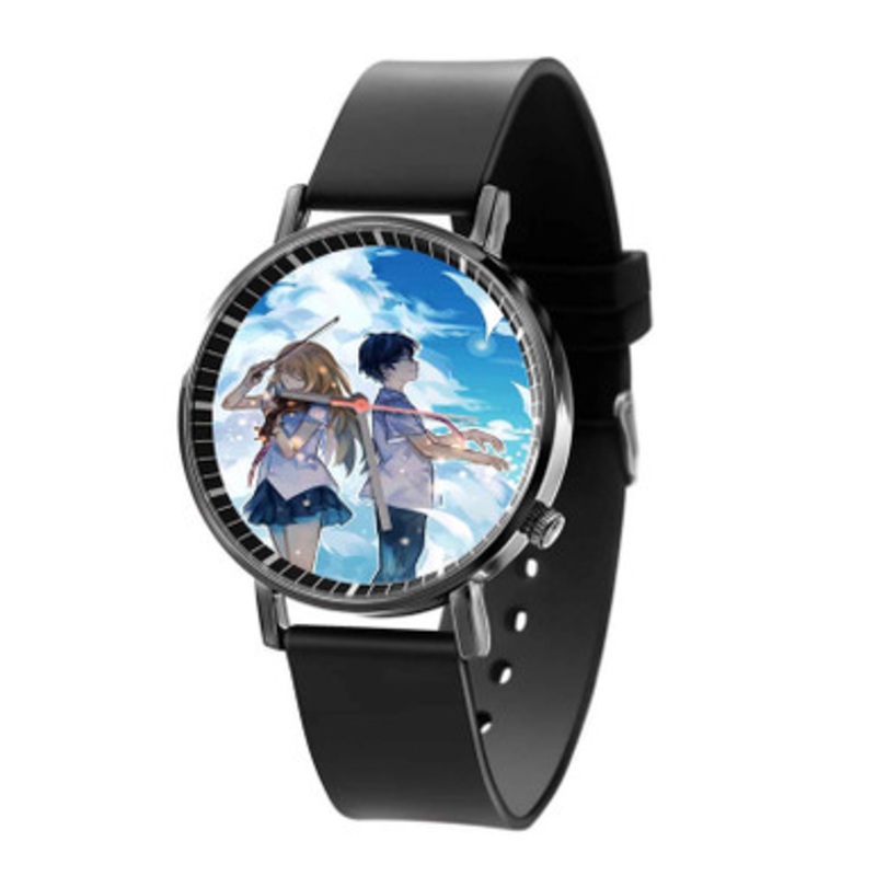 Shigatsu wa Kimi no Uso Arts Unisex Black Quartz Watch With Premium Gift Box