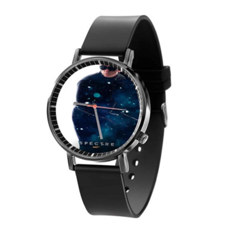 Spectre 007 James Bond 2015 Black Quartz Watch Unisex With Premium Gift Box