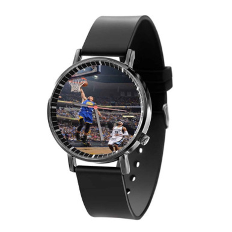 Stephen Curry Golden State Warriors Dunk Black Quartz Watch Unisex With Premium Gift Box