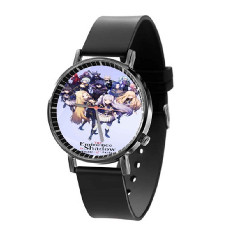 The Eminence in Shadow Master of Garden Black Quartz Watch With Premium Gift Box for Unisex