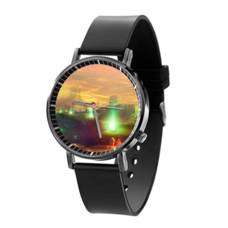 Valak Mountain Xenoblade Chronicles Unisex Black Quartz Watch With Premium Gift Box