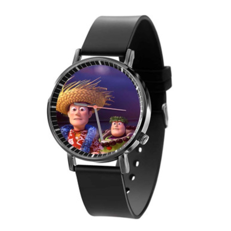 Woody and Buzz Toyy Story Black Quartz Watch Unisex With Premium Gift Box