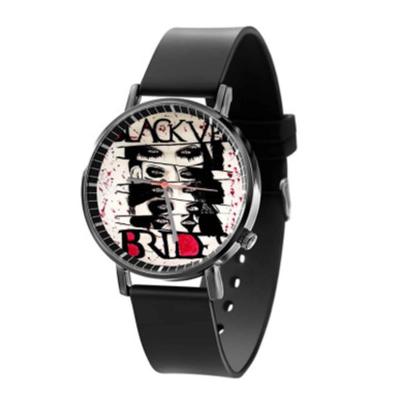 Black Veil Brides Prints Black Quartz Watch Unisex With Premium Gift Box