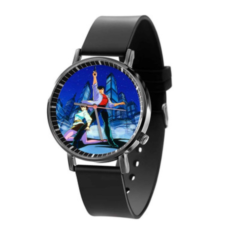 City Hunter 91 Black Quartz Watch Unisex With Premium Gift Box
