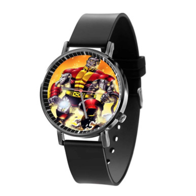 Colossus Marvel Superheroes Black Quartz Watch Unisex With Premium Gift Box
