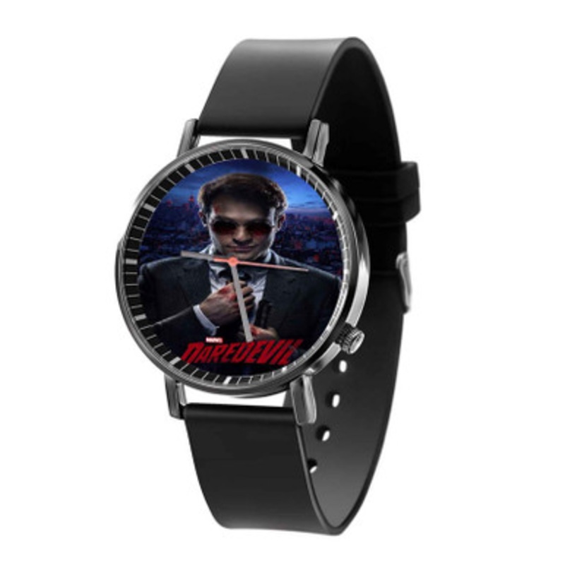 Daredevil Smile Black Quartz Watch Unisex With Premium Gift Box