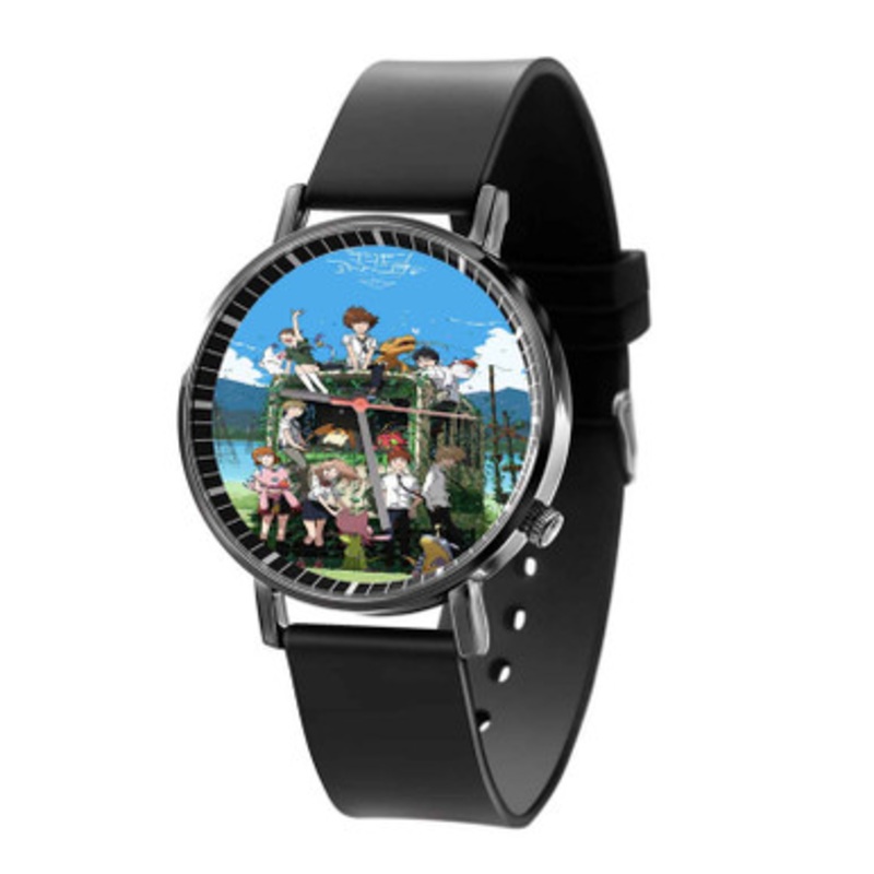 Digimon Adventures Tri Black Quartz Watch Unisex With Premium Gift Box