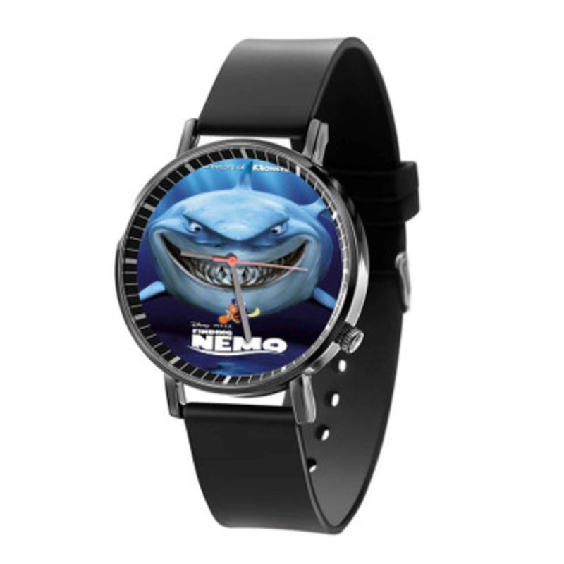 Disney Pixar Finding Nemo Black Quartz Watch Unisex With Premium Gift Box