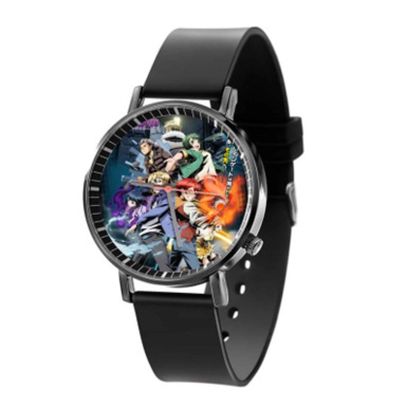 Divine Gate Unisex Black Quartz Watch With Premium Gift Box