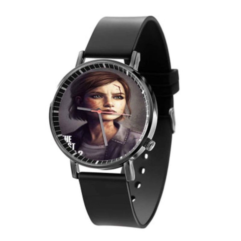 Ellie The Last of Us Part II Black Quartz Watch With Premium Gift Box for Unisex