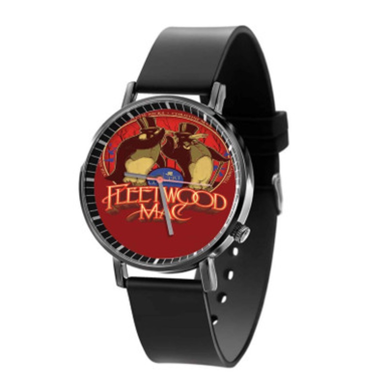 Fleetwood Mac Sell Black Quartz Watch With Premium Gift Box for Unisex