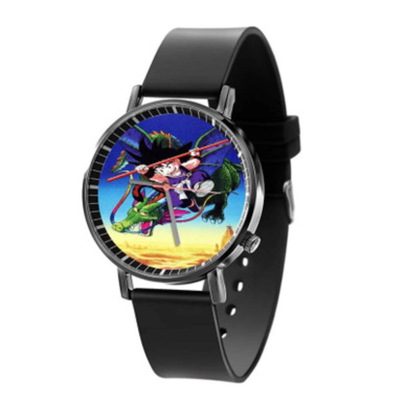Goku Child With Dragon Unisex Black Quartz Watch With Premium Gift Box