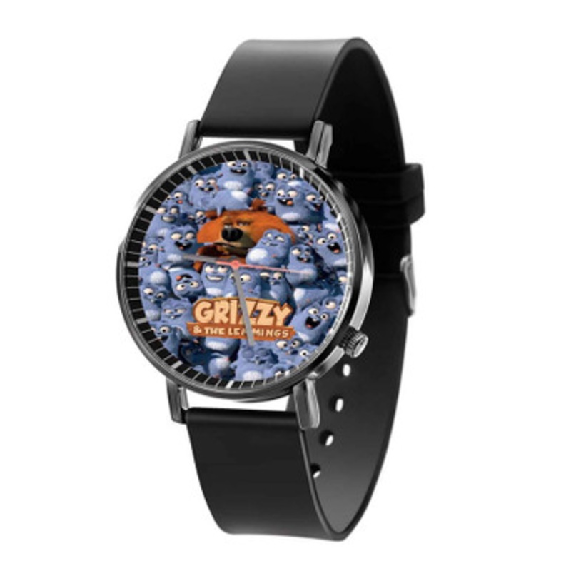Grizzy and The Lemmings Black Quartz Watch With Premium Gift Box for Unisex