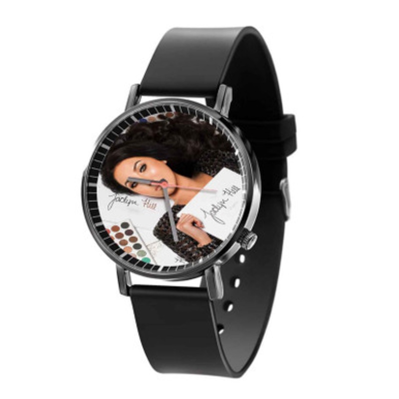 Jaclyn Hill Black Quartz Watch With Premium Gift Box for Unisex