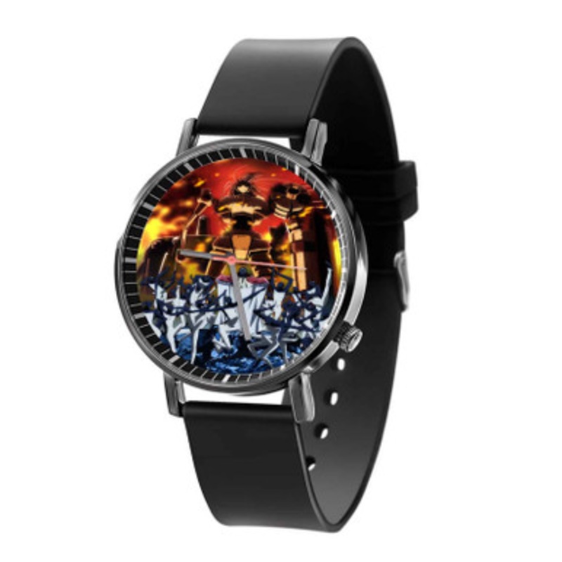 Kenzen Robo Daimidaler Unisex Black Quartz Watch With Premium Gift Box