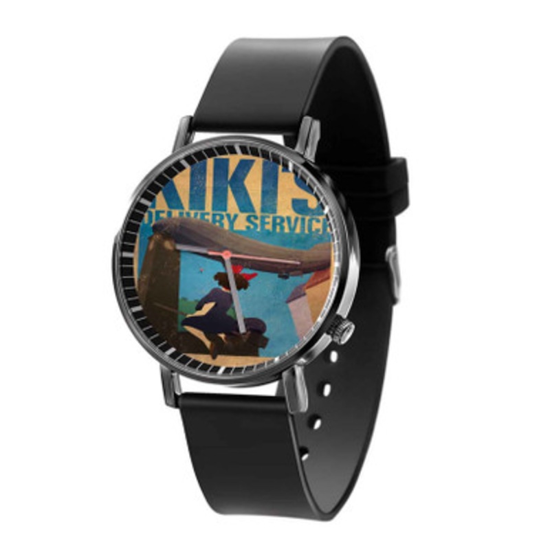 Kiki s Delivery Service Studio Ghibli Black Quartz Watch Unisex With Premium Gift Box
