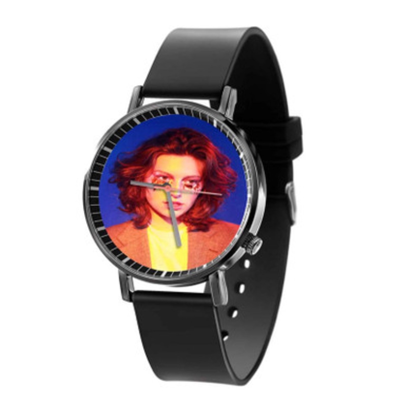 King Princess Black Quartz Watch Unisex With Premium Gift Box