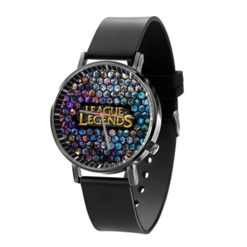 League of Legends Gaming Black Quartz Watch Unisex With Premium Gift Box