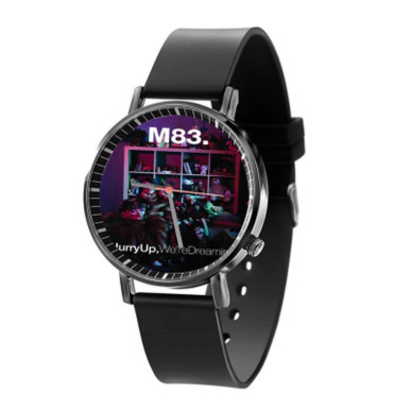M83 Midnight City Black Quartz Watch Unisex With Premium Gift Box