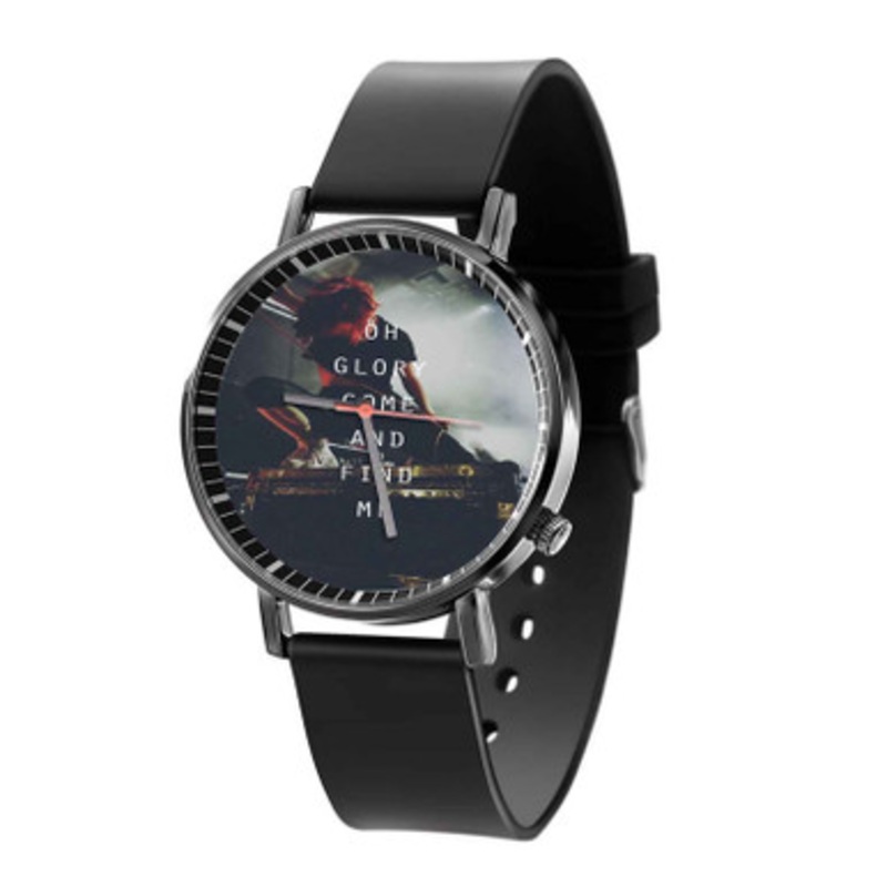 Paramore Lyrics Quotes Black Quartz Watch Unisex With Premium Gift Box