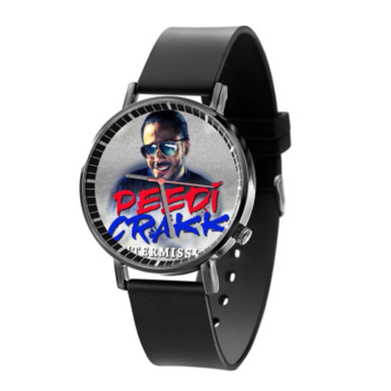 Peedi Crakk Black Quartz Watch With Premium Gift Box for Unisex