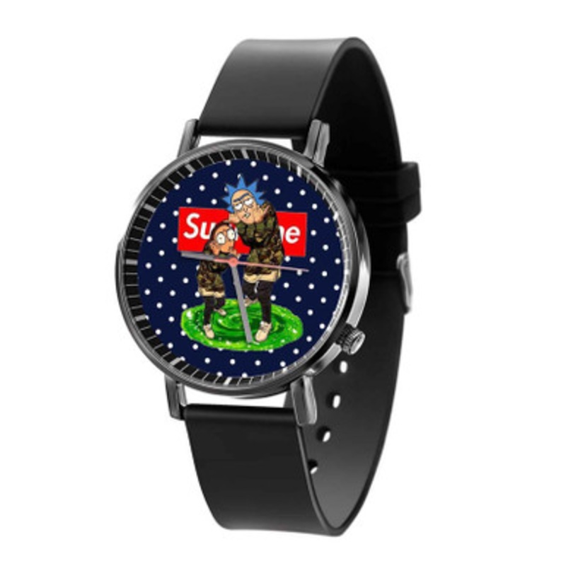 Rick and Morty Black Quartz Watch Unisex With Premium Gift Box