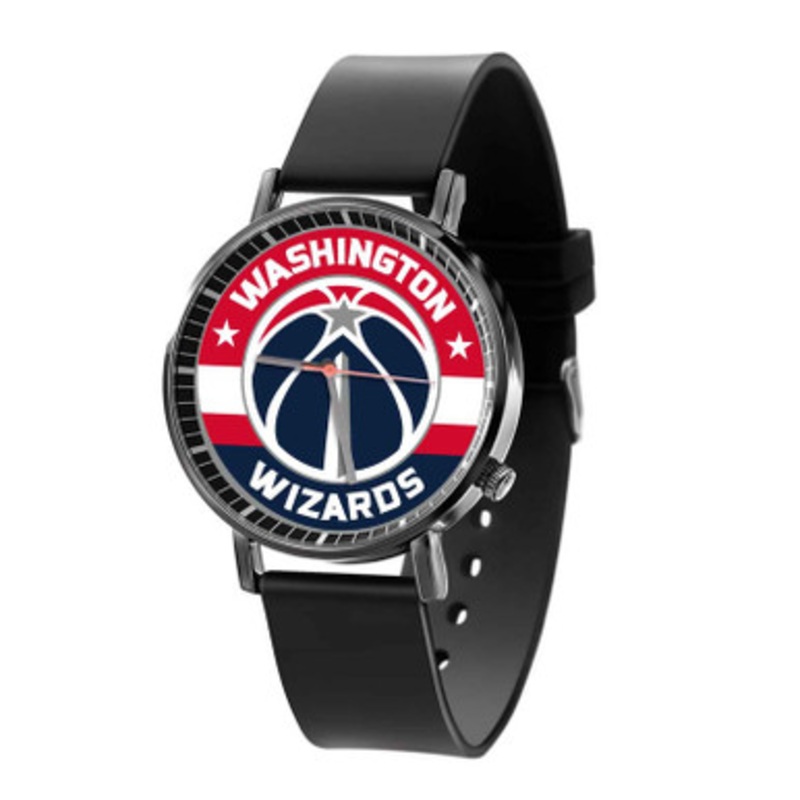 Washington Wizards NBA Black Quartz Watch Unisex With Premium Gift Box