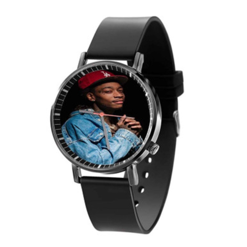 Wiz Khalifa Real Rappers Rap Black Quartz Watch Unisex With Premium Gift Box