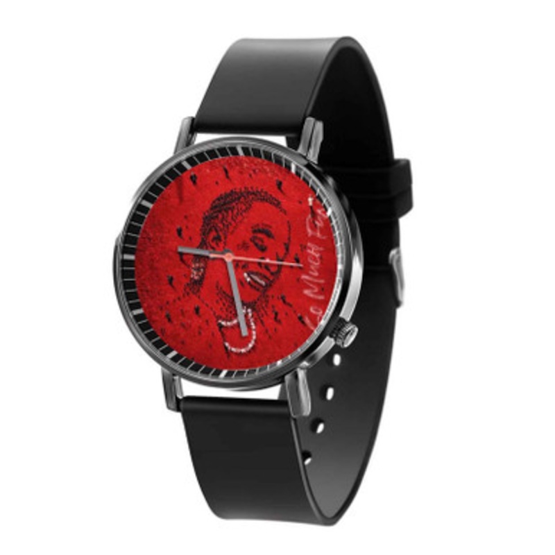 Young Thug Diamonds Black Quartz Watch Unisex With Premium Gift Box