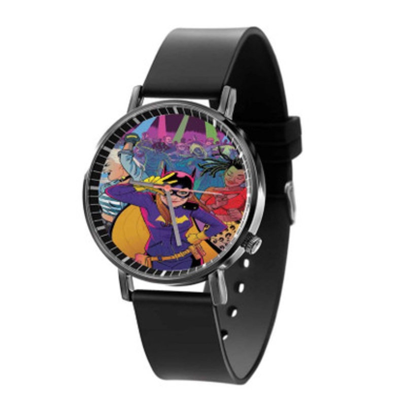 Batgirl DC Comics Art Unisex Black Quartz Watch With Premium Gift Box