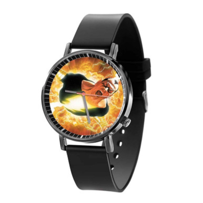 Black Adam DC Comics Unisex Black Quartz Watch With Premium Gift Box