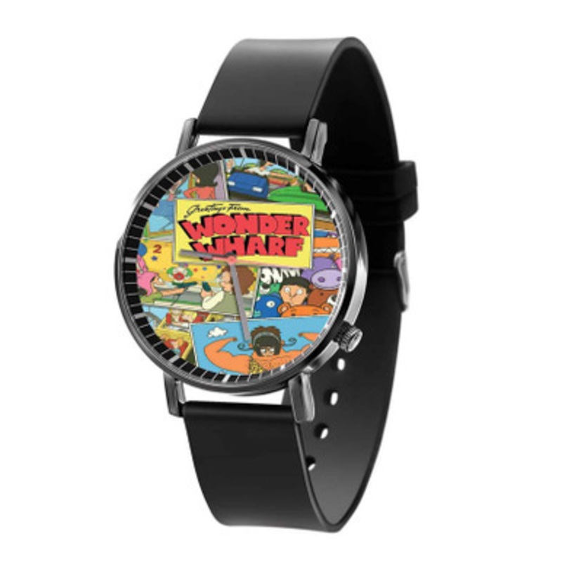Bob s Burgers Wonder Wharf Unisex Black Quartz Watch With Premium Gift Box