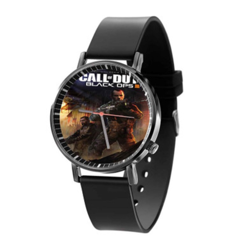 Call of Duty Black Ops III Black Quartz Watch Unisex With Premium Gift Box