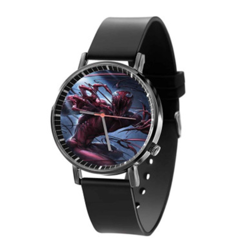 Carnage Marvel Superheroes Black Quartz Watch Unisex With Premium Gift Box
